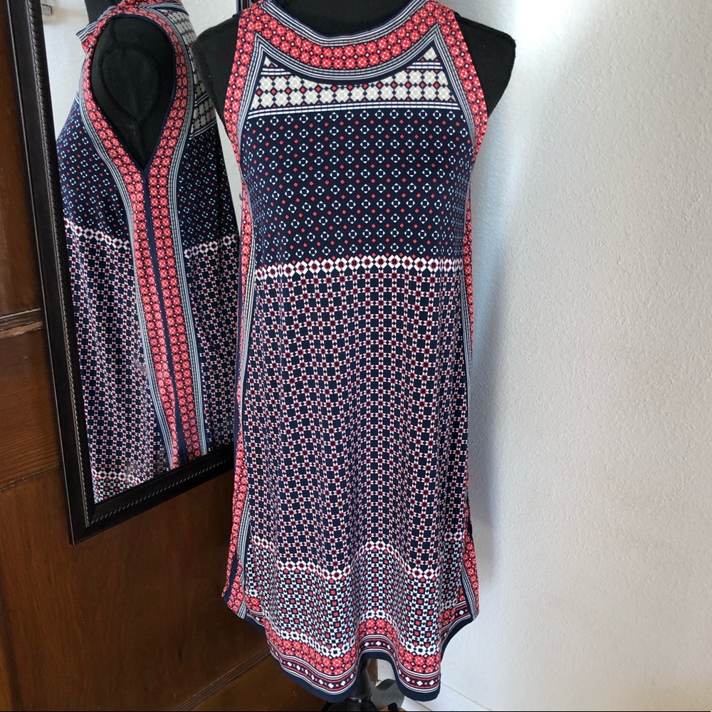 Max Studio Geometric Swing Dress